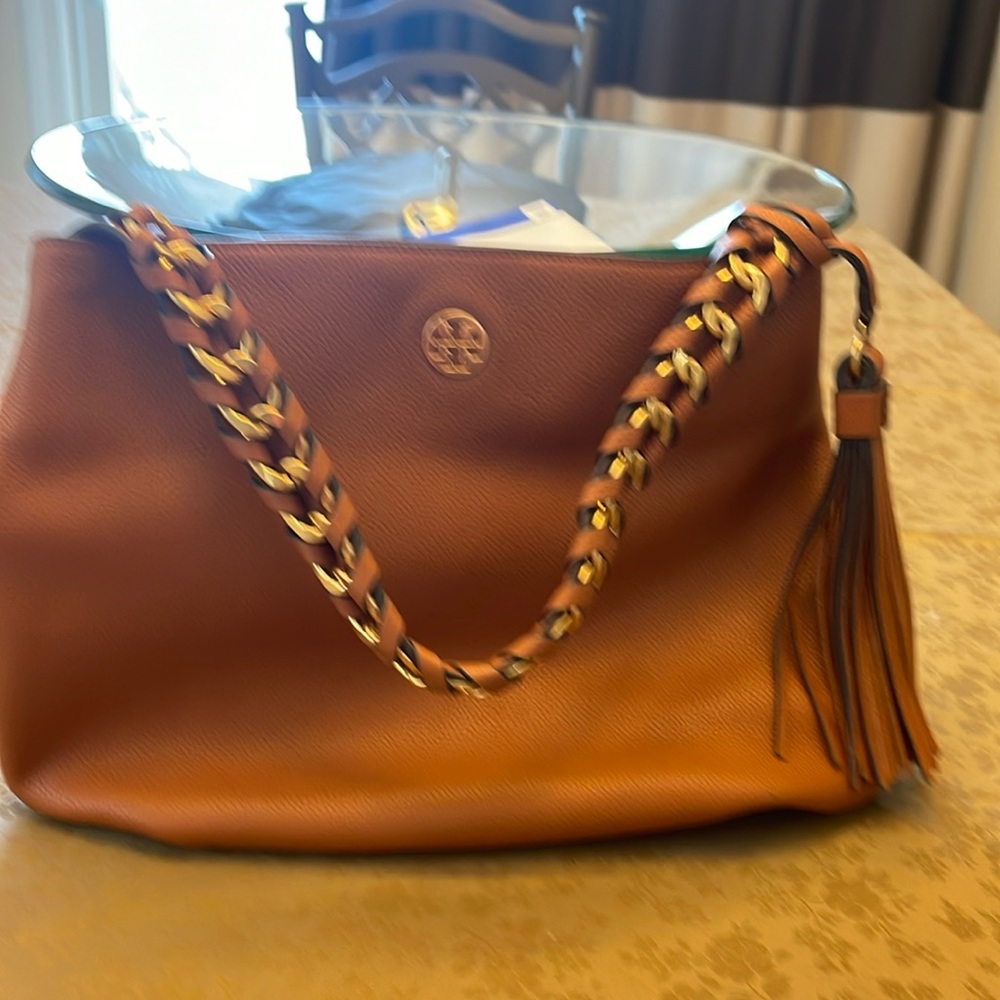 Authentic Tory Burch leather Hobo bag